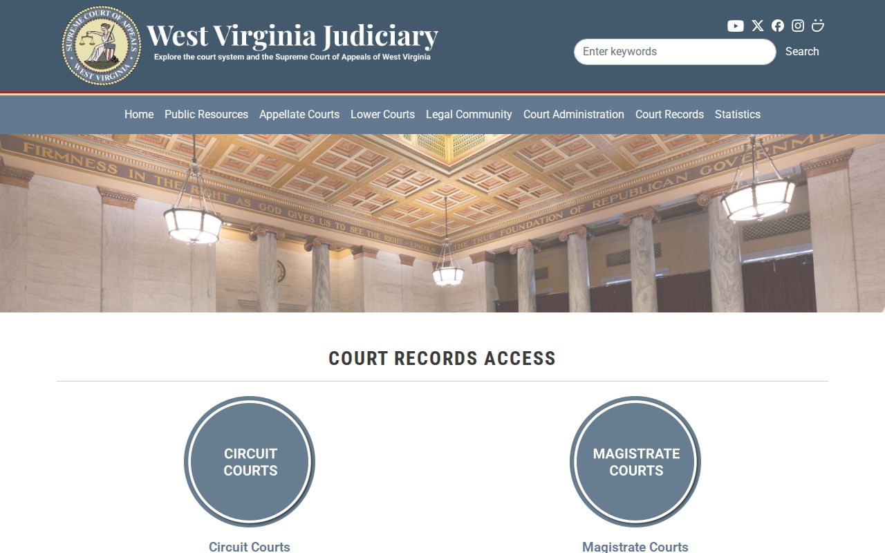 Monroe County deed and lien research using the statewide WVPASS court portal