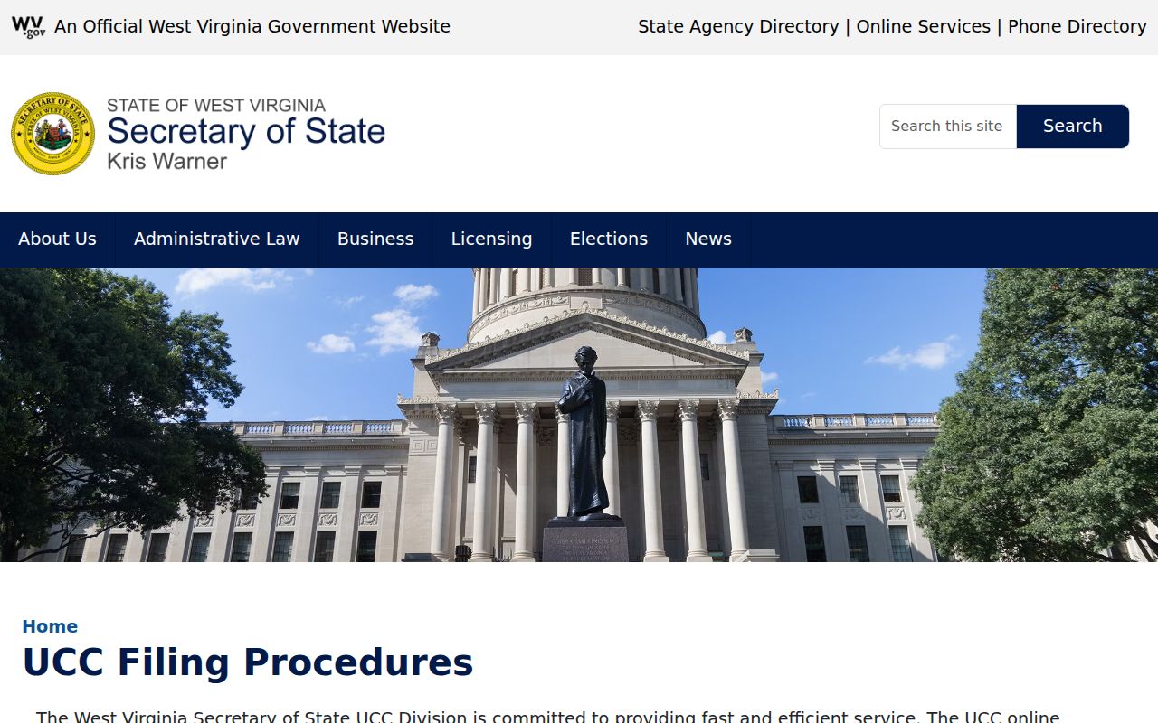 Monroe County deed and lien research with West Virginia UCC search guidance